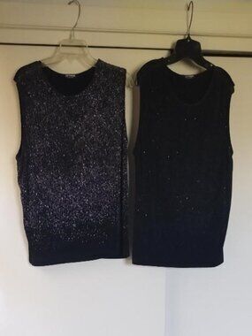 Two Jersey Shinny Tops by SOFTWEAR